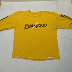 Diamond Supply Company XL Long Sleeve Crewneck Diamond T-Shirt